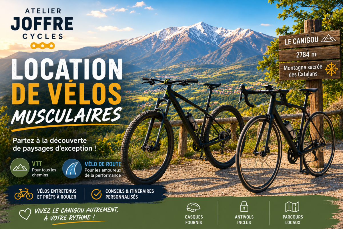 Réservez votre vélo au pied du Canigou : Guide et&nbsp;tarifs
